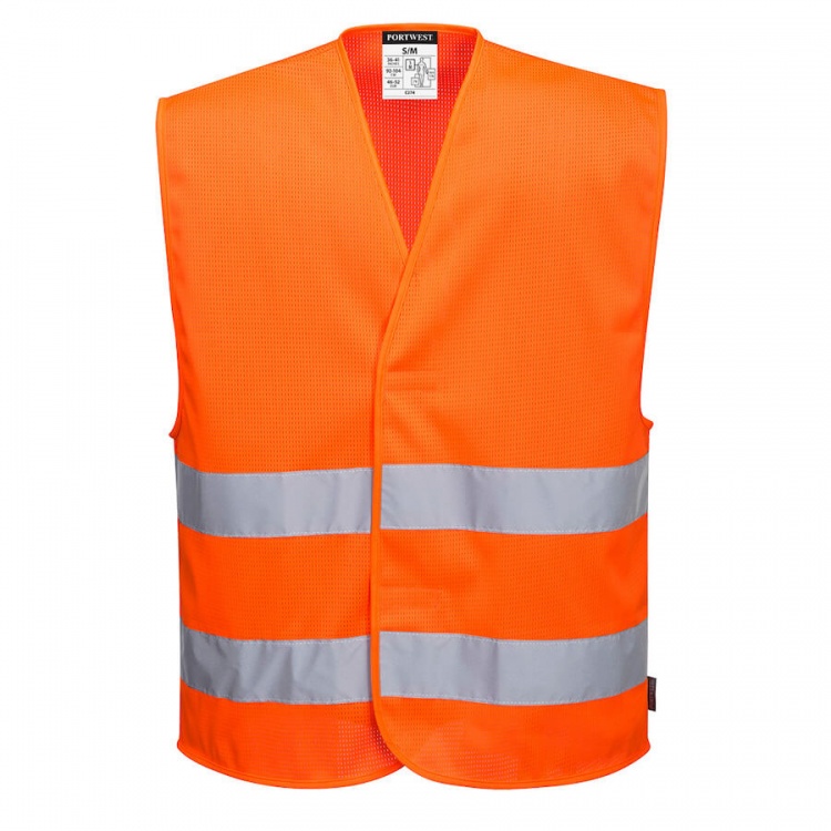 Portwest C374 - MeshAir Hi-Vis Two Band Vest 150g